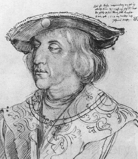 Albrecht Durer Portrait of Maximilian I Spain oil painting art